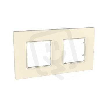 Unica Quadro Krycí rámeček dvojnásobný, Pearl SCHNEIDER MGU4.704.35