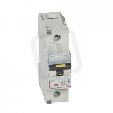 DX3 JISTIČ, 1 PÓLOVÝ, CHAR. C,80A 10000A/16KA LEGRAND 409140
