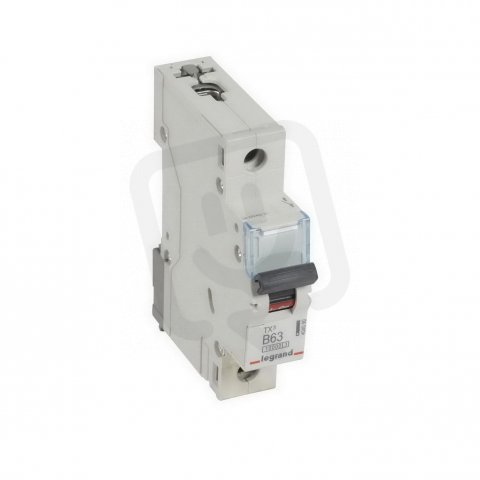 TX3 JISTIČ, 1 PÓLOVÝ, CHAR. B, 63A 10000A LEGRAND 404090