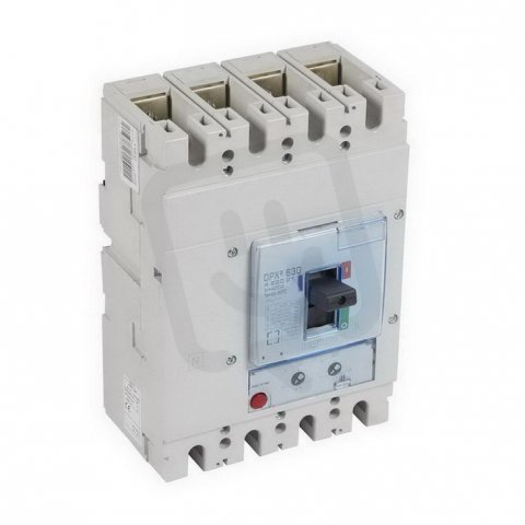 DPX3 630 TEPELNĚ MAGNETICKÁ SPOUŠŤ PRO VÝKONOVÝ JISTIČ 4P 400A 50kA LEGRAND