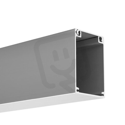 LED hliníkový profil KLUŚ BOX stříbrná 2m /18009_2m/ ALUMIA A18009A_2