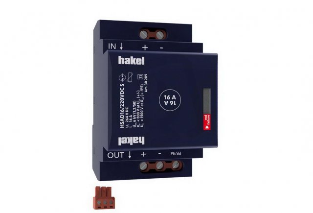 Dvoubranový svodič přepětí HSAD16/220VDC S SPD typ 3 DC HAKEL 30289
