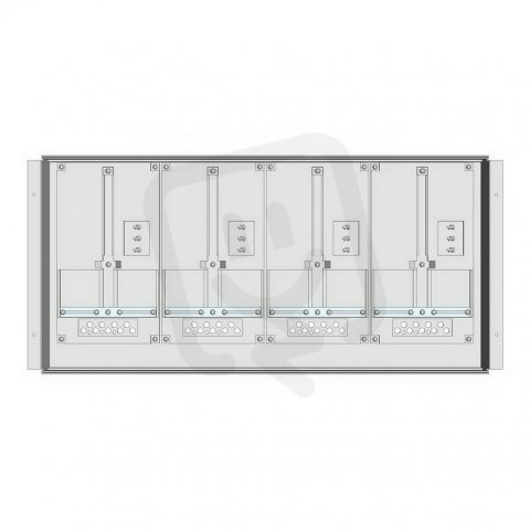 Elektroměrová vana 4ZM1-C-B+ZB SCHRACK IL186401-A