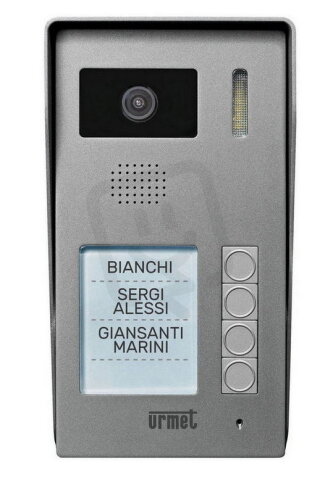 Souprava barevného 7'' handsfree videotel. pro 3 účast. URMET 1730/503