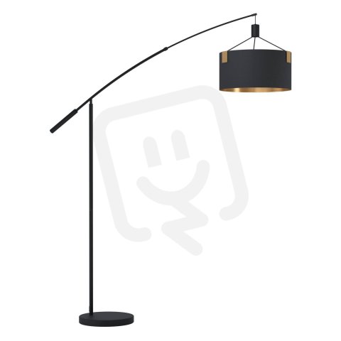 Stojací svítidlo TORTOLA 1 3xE27 černá/mosaz 120W IP20 EGLO 39966