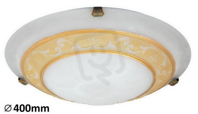 Laretta E27 2x 60W IP20 rýžový kámen-sklo/bronz úchyt RABALUX 3714