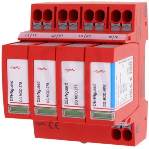 Svodič přepětí typ 2 DEHNguard MP 4pól Uc 275V pro TT- a TN-S 942310