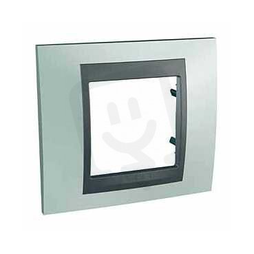 Unica Top Krycí rámeček jednonásobný, Fluor Green/Grafit SCHNEIDER MGU66.002.294