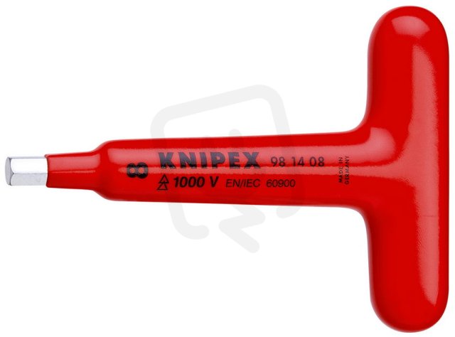 roubovák Pro šrouby s vnitřním šestihranem s rukojetí T 120 mm KNIPEX 98 14 05