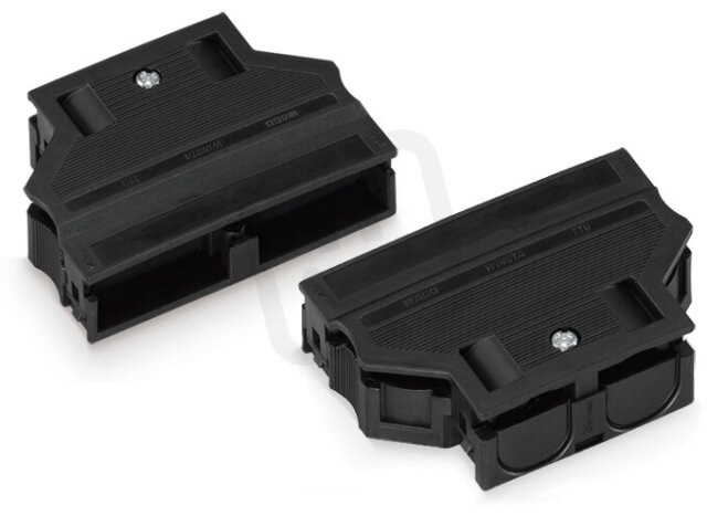 Pouzdra s odlehčením tahu 6pól. pro 2 vedení černá WAGO 770-506/029-000