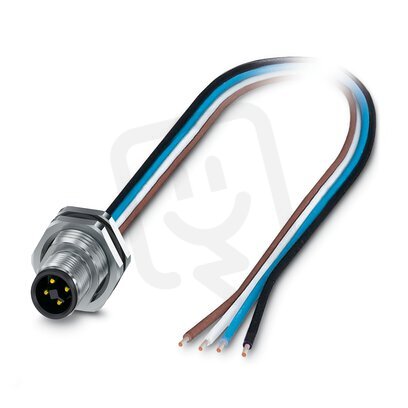 SACC-DSI-M12MST-4P-M16XL/1,0X Přístrojový konektor zezadu stěny 1238550