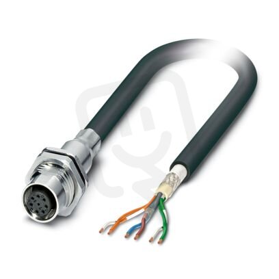 Přístrojový konektor zezadu stěny SACCBP-M12FS-6CON-M16/5,0-970 1429127
