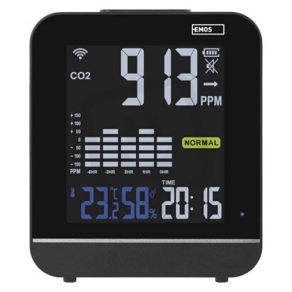 GoSmart Monitor kvality ovzduší E30300 s Wifi EMOS E30300