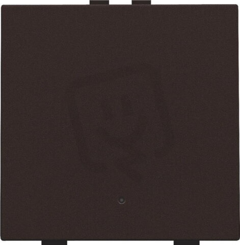 NHC 1násobný ovladač s LED + snímač teploty DARK BROWN COATED NIKO 124-52201