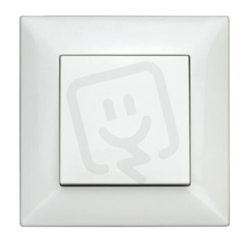 Set přístroje ovládače (tlačítko) 0/1, šroub. svorky, bílý SCHRACK EV106020--