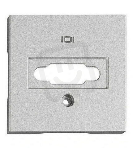 Kryt VGA zásuvky, stříbrný SCHRACK EV124354--