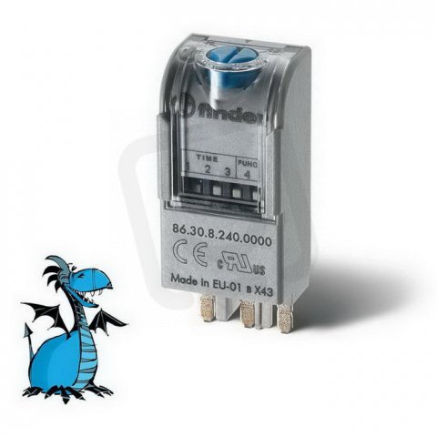 Časový modul, ZR, PK, 40/44/46/55/60/62, 230-240V AC FINDER 86.30.8.240.0000