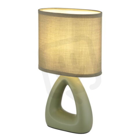 Stolní lampa TRIANGLE zelená 1x40W E14  GLOBO 21731BG