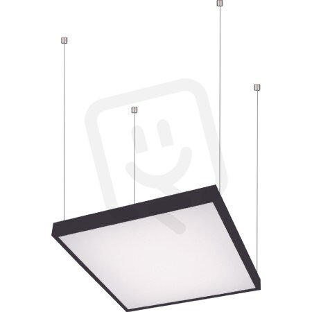 Závěsné svítidlo Quatro panel S 400x400 závěs černá 41W IP20 LED 4000K