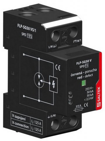 FLP-SG50 VS/1 Svodič bleskových proudů TN/TT 50kA (10/350)  2,5 kV A04053