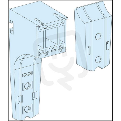 Držák kabelového žlabu, 10 ks