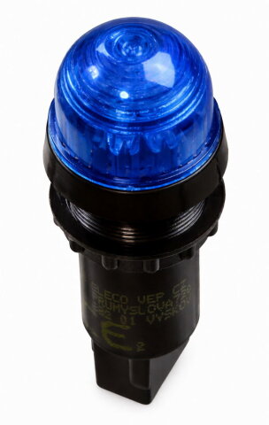 Indikační signálka HIS-95-K BF 230AC 22mm modrá ELECO 266069