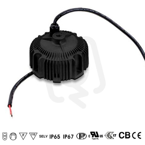 Proudový zdroj pro LED 96W 60V MEAN WELL HBG-100-60