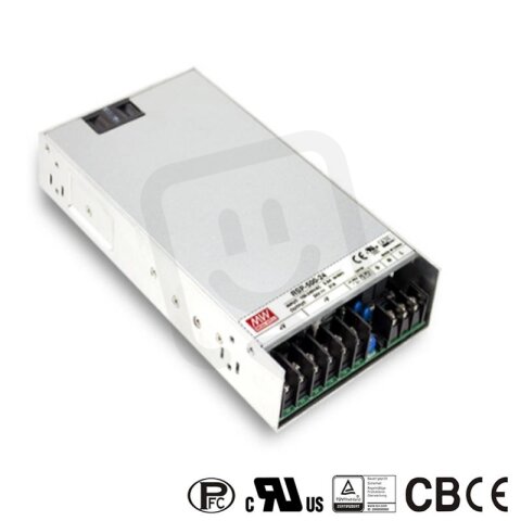 Spínaný zdroj uzavřený 500W 5V 90000mA MEAN WELL RSP-500-5
