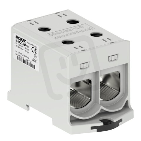 Univerzální řadová svorka OTL 240-2xAl/Cu 35-240mm2 1000V šedá MOREK MAA2240A10