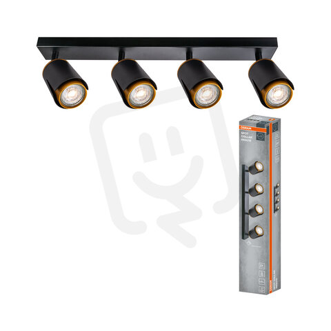 LED SPOT COLLAR BLACK 4XGU10 OSRAM 4099854589423
