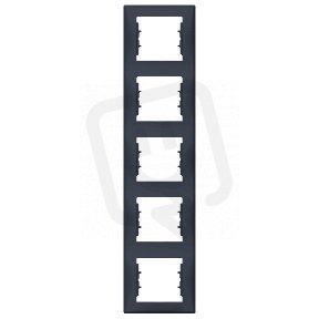 Sedna Rámeček pětinásobný vertikální, Graphite SCHNEIDER SDN5801570