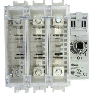 Pojistkový otočný odpínač Class J Eaton RDF100J-3 600V AC/250V DC, 100A, 3-pól