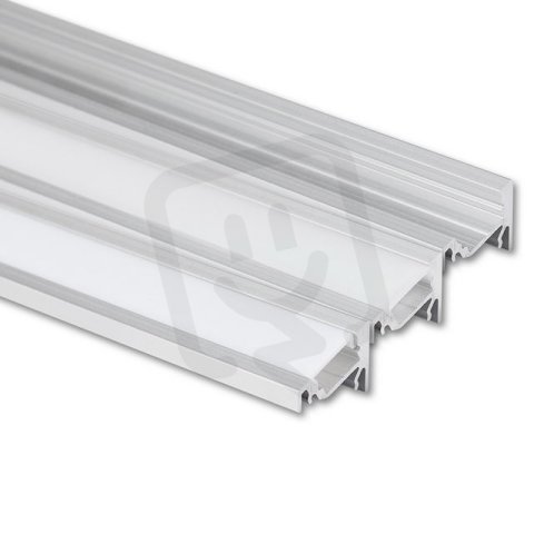 Rohový hliníkový profil RN, 19x15mm, mléčný difuz, 2m MCLED ML-761.092.02.2