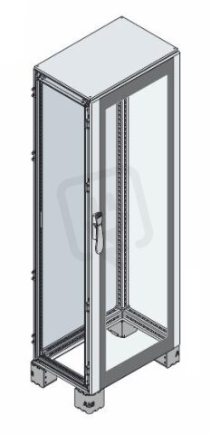 Skříň IS2 s prosklenými jednokřídlými dv