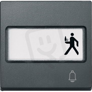 Kryt a se symbolem zvonek System M antracit SCHNEIDER MEG3365-0414
