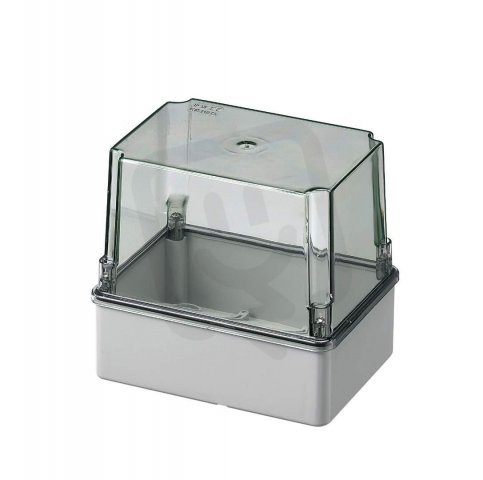 Krabice S-BOX 316H-P, 150x110x140, IP56, vysoká, průhl. víko, kov. šrouby, 650°C