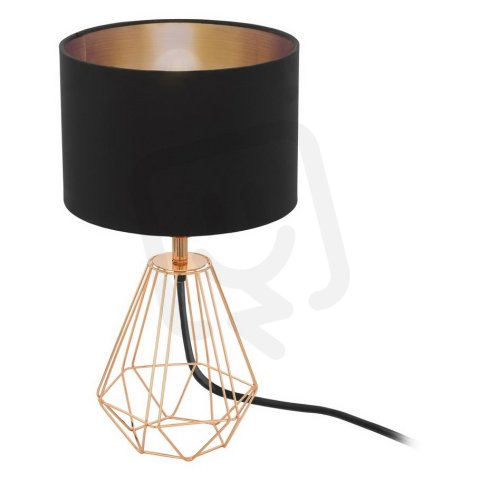 Stolní svítidlo CARLTON 2 měď/černá-měď 60W IP20 EGLO 95787