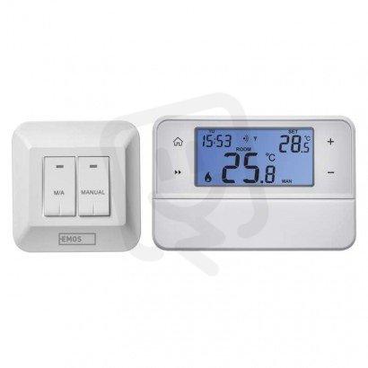 Pokojový programovatelný bezdrátový OpenTherm termostat P5616OT EMOS P5616OT