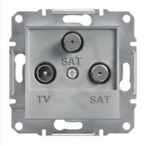 Asfora Zásuvka TV-SAT-SAT, koncová, alu SCHNEIDER EPH3600161