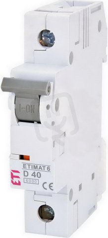 Jistič ETIMAT 6 1p D40 6kA ETI 002161520