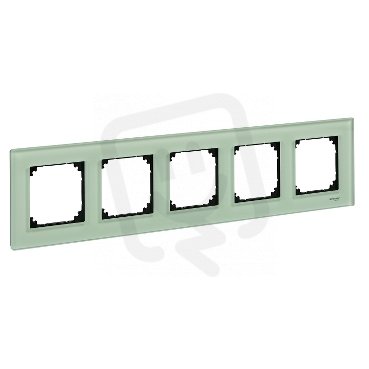 Merten Rámeček pětinásobný M-Elegance, Emerald Green SCHNEIDER MTN404504