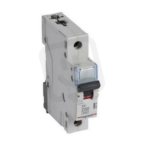 TX3 JISTIČ, 1 PÓLOVÝ, CHAR. D, 50A 6000A LEGRAND 403726