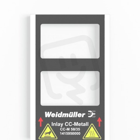 Vkládací štítky INLAY CC-M 58/35 WEIDMÜLLER 1415950000