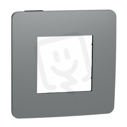 Krycí rámeček NOVÁ UNICA STUDIO COLOR jednonásobný, Dark Grey/Černý