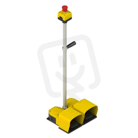 Dvojitý nožní spínač PC2-132, žlutý, (2xPX10111-M2, VFKIT30/29/32/50 PC2-132