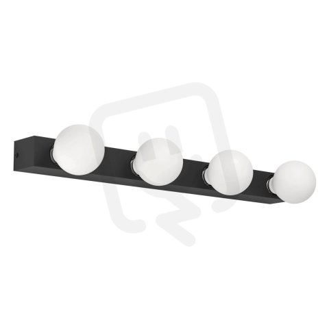 Nástěnné svítidlo GUANAL 4xE27 černá 160W IP20 EGLO 900517