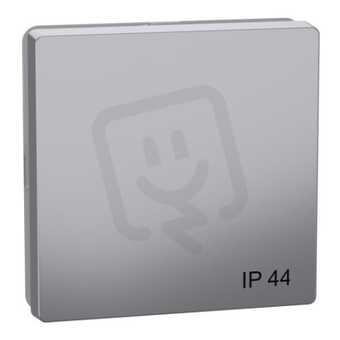 Kryt spínače, Merten D-Life, IP44, Stainless Steel    SCHNEIDER MTN3304-6036