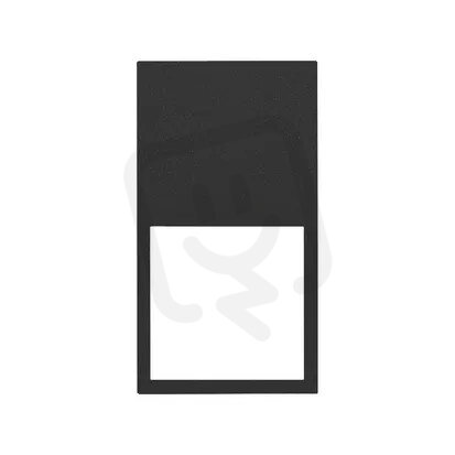 Rámeček MINIMAL vertikální 2-násobný, 2-moduly :3067 černá matná 10002620-238