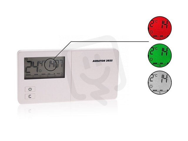 Programovatelný termostat s týdenním programem Auraton 2025