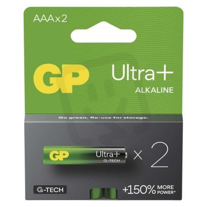 Alkalická baterie GP Ultra Plus AAA (LR03) B03112